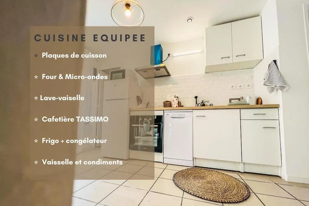 Le Gite 1 - Appartement T2 De 53M2, Ideal Pro Ou Couples, Coeur De Ville Et Proche Golfech Malause Apartment